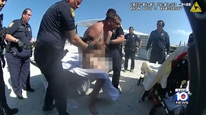 WATCH: Body camera footage shows arrest of naked man accused of trying to steal Jet Ski