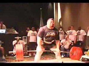 Brian Siders 375kg/826lb deadlift @ SHW
