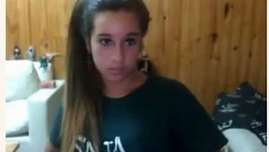 Naughty teen was enjoying while turning on guys on web cam while no one was at home wet pussy