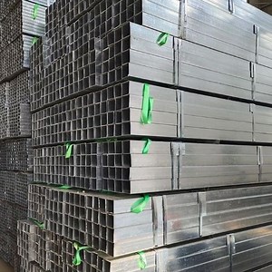 [Hot Item] Galvanized Square and Rectangular Steel Pipes Z180 Galvanized Rectangular Tube