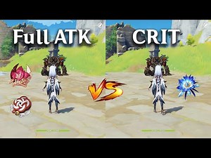 Shenhe Full ATK Build vs CRIT Build!! which is the best? Gameplay COMPARISON!!!