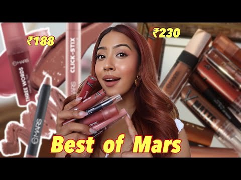 Best Lipsticks from Mars for Medium Skintones/ mostly nudes✨❤️