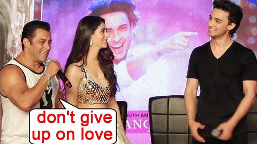 During #Loveyatri Music concert event, Salman Khan gets in to a fun interaction with a journalist about love! Watch Salman giving love tips to the journalist. | Bollywood Now