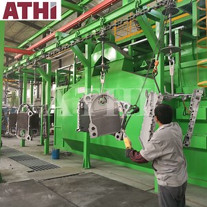 [Hot Item] High Speed and Continue Working Suspension Chain Shot Blasting Machine