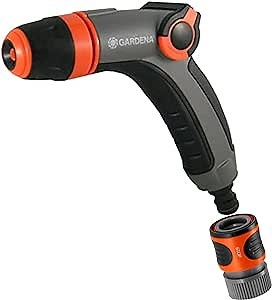 Gardena 35117TC Metal Thumb Control 2 in 1 Spray Nozzle