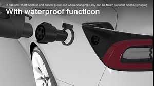 HANSSHOW Tesla Charger Lock for Tesla Model 3 Model Y J1772 Adapter Accessories - Compatible with Non Flange Adapter Prevents Charger Disconnection - Tesla Accessory for Public Charging 2 Pack