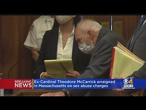 Former US Cardinal Theodore McCarrick Pleads Not Guilty To Child Sex Abuse At Arraignment In Dedham