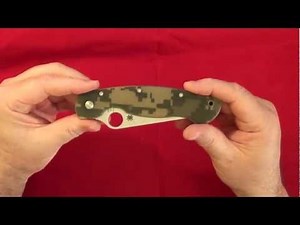 HOW TO ADJUST THE SPYDERCO MILITARY PIVOT PIN!