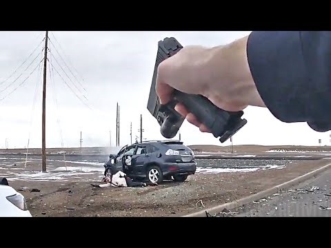 Bodycam Footage Shows Thornton Police Officers Shooting at Bank Robbery Suspects