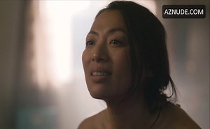 Leann Lei Breasts Scene in Tales From The Loop