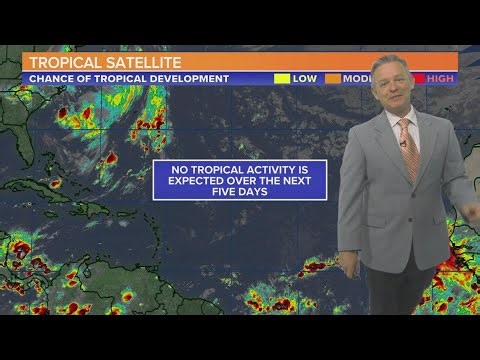 Hot, humid conditions with a chance for some rain