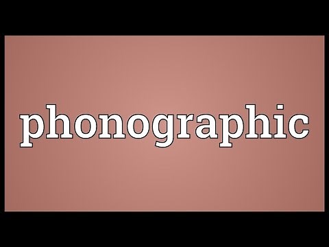 Phonographic Meaning