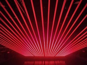 [Hot Item] Professional Stage Disco Projector Beam Laser Light 2W Full RGB Animation Laser Light
