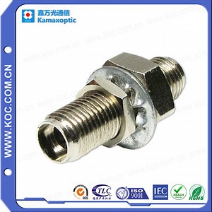 [Hot Item] SMA Simplex Metal Fiber Optic Adapter for Communication Networks