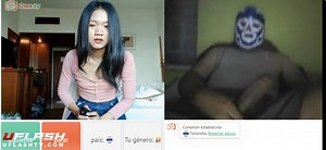 girl is watching dickflash (ome.tv)