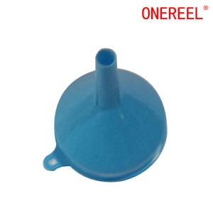 [Hot Item] Wholesale Red Blue 250 mm Large Plastic PP Oil Funnel for Kitchen