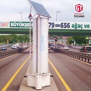 Innovativ: Dieses Windkraftwerk nutzt den Fahrtwind zur Stromerzeugung Deveci Tech | Die Tester