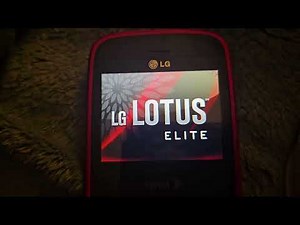 LG Lotus Elite - Startup And Shutdown