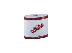 [Hot Item] Oval Shape Tin Box Printed Tin Box Perfume and Cosmetic Tin Cans Metal Box Packaging Tin Can
