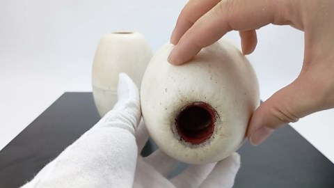 QWORK Oval Water Float 6 Pack, 3.5" x 5.5" Buoy Floats with 1/2" Center Hole, Hard Plastic Marker Buoy for Pools, Water Ski Ropes, Anchor Lines, Crab Traps, White