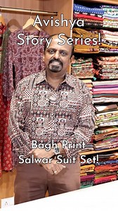  Dive into centuries of tradition with Bagh Printed Salwar suit...