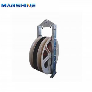 [Hot Item] Fiber Optic Cable Pulley Rollers Transmission Conveyor Motorized Overhead Pulley Block