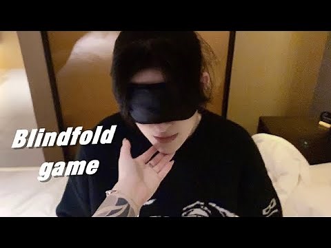 【LES】Blindfold game for couples 蒙眼play..