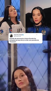 Vestida de astronauta, Ariana Grande surpreendeu o público no #SNL ao fazer uma imitação de Katy Perry em uma paródia criativa e bem-humorada de “Firework”, arrancando risadas e aplausos com a referência a um dos maiores hits do pop. 🚀✨ #KatyPerry #ArianaGrande #Firework #Musica | Katy Perry Brasil