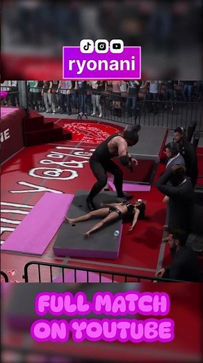 #wwe2k25 | Intergender handicap match | Kane v Audrey Bitoni & Scarlett | Request