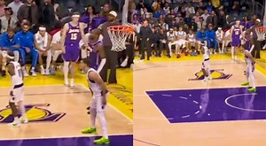 JJ Redick Yells At Austin Reaves To Lock In After He Gets Caught Chatting With Kyrie Irving During Live Play [VIDEO]