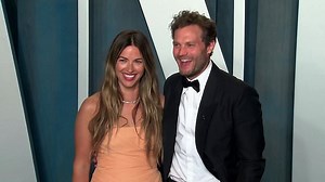 Jamie Dornan and Amelia Warner in good spirits at Vanity Fair