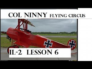 (6) IL-2 How to Fly Flying Circus Lesson 6 Basic Aerobatics - Rolls, Split S, Inside loop