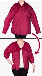 Comment transformer une chemise d'homme en une belle tenue pour femme Miarti 🧵✂️ | Miarti - Idées créatives
