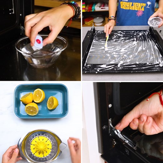 20K views · 124 reactions | 5 hacks to deep clean your oven | Handimania | Facebook