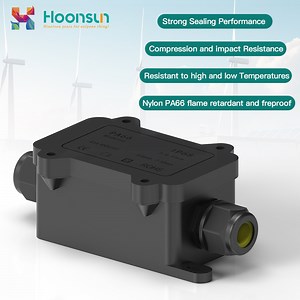 [Hot Item] 40A 450V IP68 Outdoor Waterproof Junction Box PA66 Nylon Connection Box Outdoor Electronic Box
