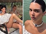 Kendall Jenner looks divine behind the scenes at the Jacquemus PFW runway show