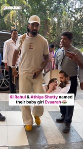 14K views · 51 reactions | KL Rahul & Athiya Shetty’s little star has a name: Evaarah. Pure magic in every letter.凉 #klrahul #athiyashetty #bollywood #actor #actress #entertainment #glamsham | glamsham.com | Facebook