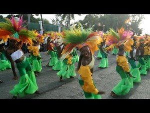 Haitians party for the Carnival of Flowers