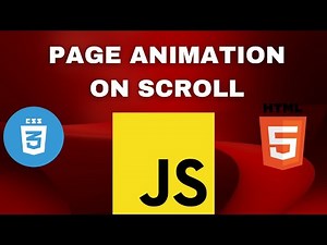 Page Animations Using AOS JavaScript Library