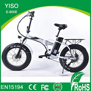 [Hot Item] 20 Inch Fat Tire Electric Folding Bike 48V 500W Pedal Assisted Folding E Bike
