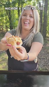 I know these Macaroni and Cheese Hot Dogs don't need much instruction but I just wanted to share the idea for your next camping trip! These are so easy on the campsite! Have you ever eaten mac and cheese with hot dogs? This is that, on a bun! It was surprisingly delicious! Another simple Blackstone Products griddle recipe! #rvlife #camplife #campcooking #camprecipes #campingfood #campfood #outdoorcooking #campingrecipe #campingmeal #blackstonecooking #blackstonegriddle #blackstonerecipe #griddle
