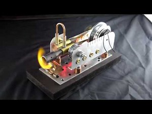 Stirling engine - Hot air engine - Recycled materials