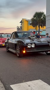 Slammed Corvette with some HUGE meats on the rear rolling into Cruisin’ The Coast Bay St. Louis Car Show #sickcarsandtrucks #corvette #musclecar | SICK Cars and Trucks