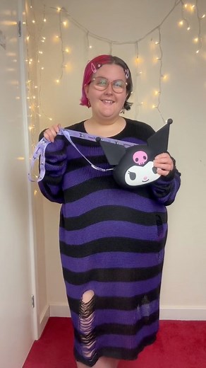 plus size gothic outfit idea 💜 #plussize #plussizefashion #outfitinspiration #outfitideas #outfitinspo #gothicstyle #gothicfashion #bodypositivity | Abi Drinkell