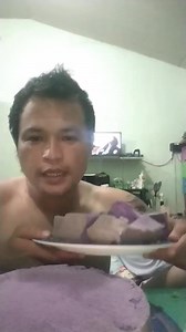 mukbang ube cake | Roy Segarino Meralina
