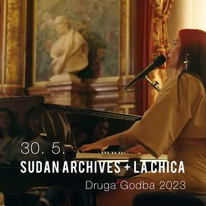 Danes na sporedu Sudan Archives + La Chica____Druga godba 2023  Vstopnice so še na voljo! _ČASOVNICA: 19:30 vrata 20:15 LA CHICA 21:30 SUDAN ARCHIVES | Kino Šiška | Facebook