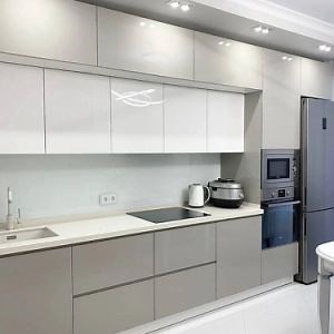 [Hot Item] Prima Melamine Finish Kitchen Cabinets & Accessories Hot-Sale Contemporary Modern Designs Kitchen Cabinets