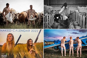 Crops and no tops: These farmers bare it all for cheeky calendar