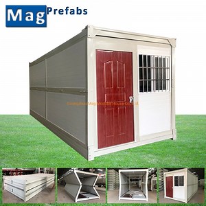 [Hot Item] Factory Price Flat Pack Folding Camp Construction Mobile Prefab Foldable Container Home Prefabricated Building