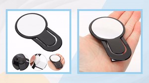 Office Desk Monitor Mirror Large View Angle Convex Laptop Rear View Mirror for Safety for Room